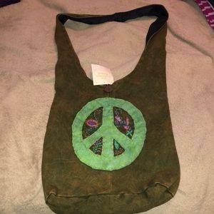 Peace sign bag